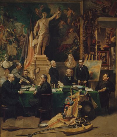 The Colonial Delegates and Jules Ferry by Felix Regamey